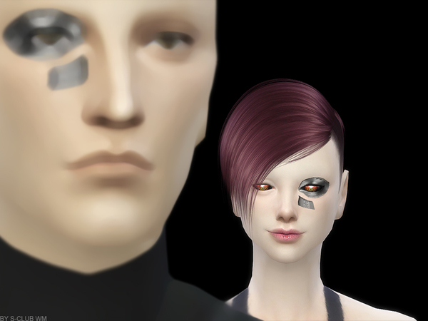 Sims 4 Robot makeup 01 by S Club WM at TSR