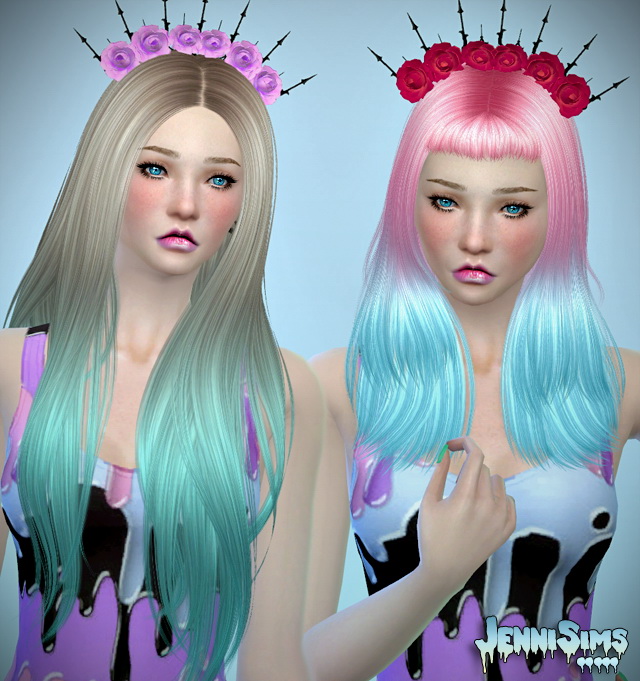 pastel goth hair accessories