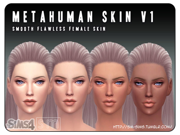 Sims 4 Metahuman V1 Female Skin by Screaming Mustard at TSR