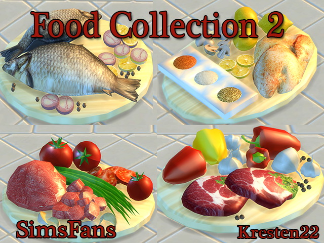 Sims 4 Food Collections 2 by Kresten 22 at Sims Fans