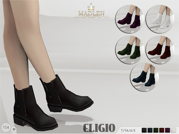 Sims 4 Madlen Eligio Boots by MJ95 at TSR
