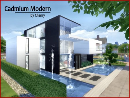 Cadmium Modern house by chemy at TSR