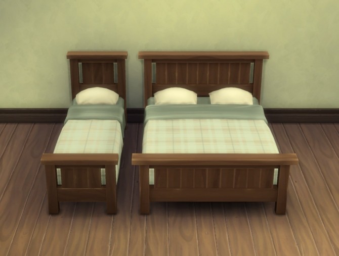 Sims 4 Mission Beds Mesh Overrides by plasticbox at Mod The Sims