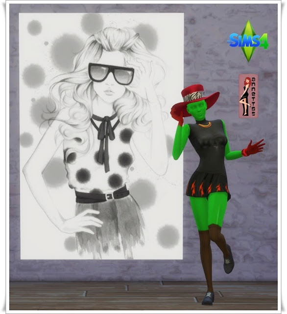 Sims 4 Catwalk posters at Annett’s Sims 4 Welt
