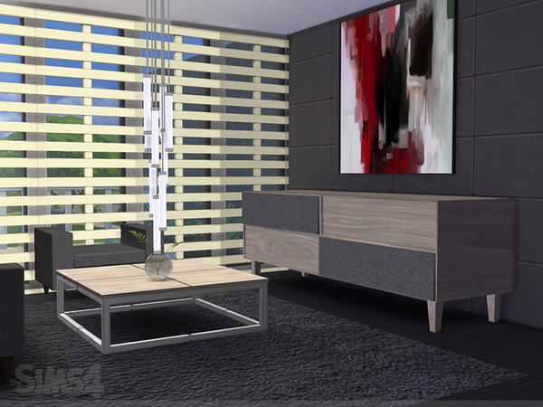 Sims 4 First Light livingroom by Bobur at TSR