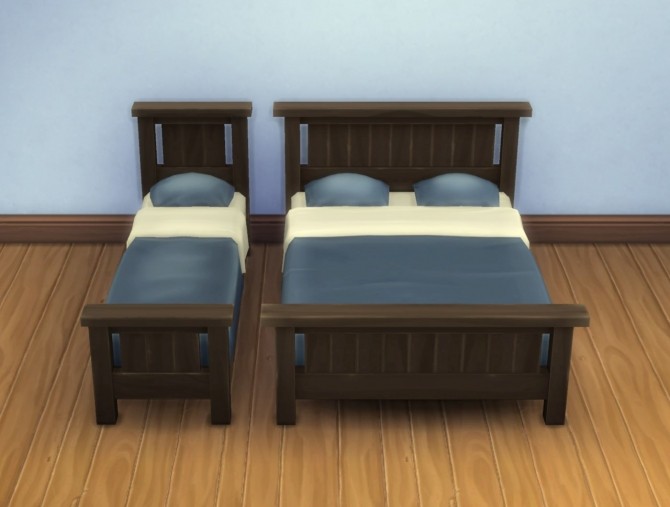 Sims 4 Mission Beds Mesh Overrides by plasticbox at Mod The Sims