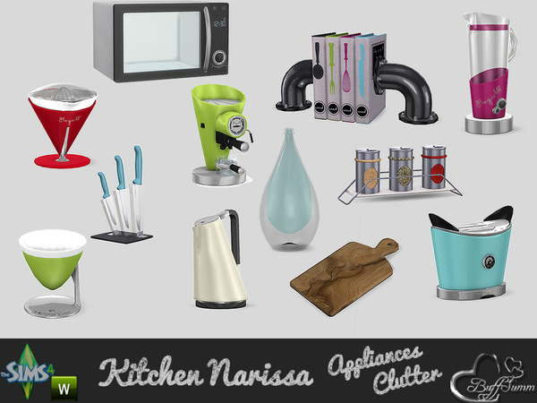 Sims 4 Appliances and Clutter Narissa by BuffSumm at TSR