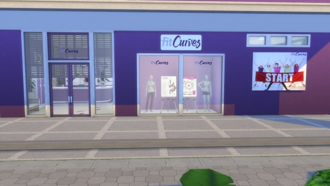 Sims 4 The Gym FitCurves by Mykuska at Mod The Sims
