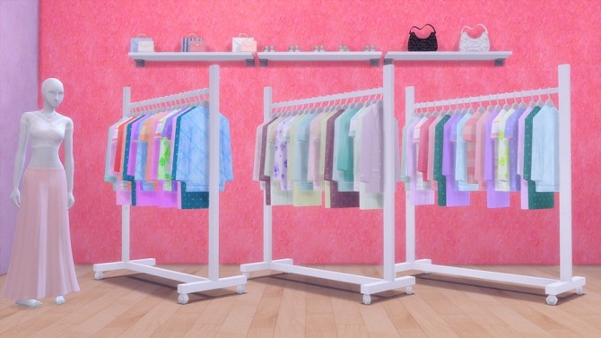 Sims 4 Clothing Rack Recolors at Pixelsimdreams
