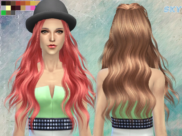 Sims 4 Hair 265 by Skysims at TSR