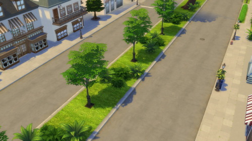 Sims 4 Road Texture Grass Replacements at Zerbu