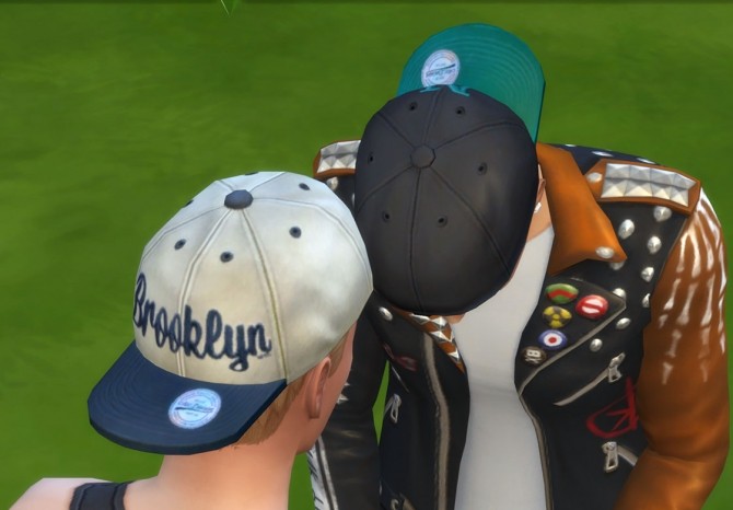 Sims 4 Flipped cap recolour by LOolyharb1 at Mod The Sims