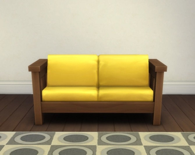 Sims 4 Mega Sans Loveseat by plasticbox at Mod The Sims