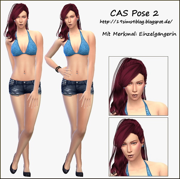 Sims 4 CAS Pose 2 at 19 Sims 4 Blog