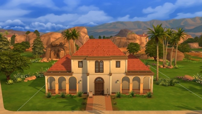 Sims 4 Helluva Hacienda NO CC by mixa97sr at Mod The Sims