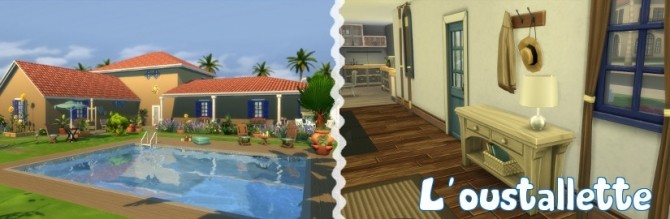 Sims 4 LOUSTALLETTE house by Bloup at Sims Artists