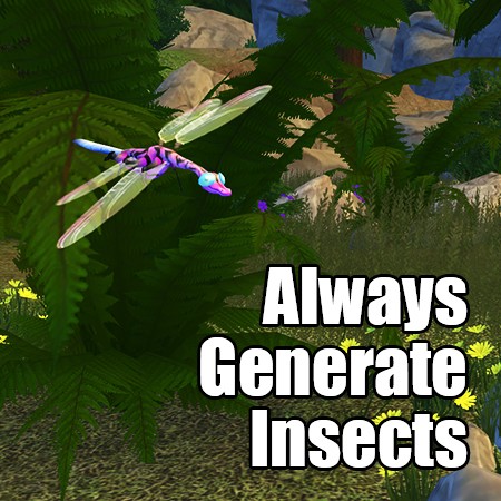 Always Generate Insects by egureh at Mod The Sims