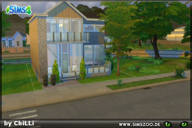 Sims 4 Ready to move in 2, house by ChiLLi at Blacky’s Sims Zoo