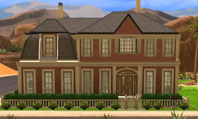 Sims 4 Colonial House by Bunny m at Mod The Sims