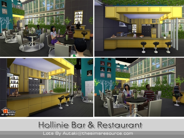 Sims 4 Hollinie Bar and Restaurant by autaki at TSR