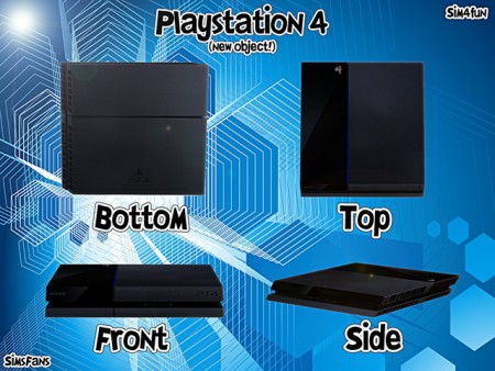 the sims 4 playstation 2 video game console mod