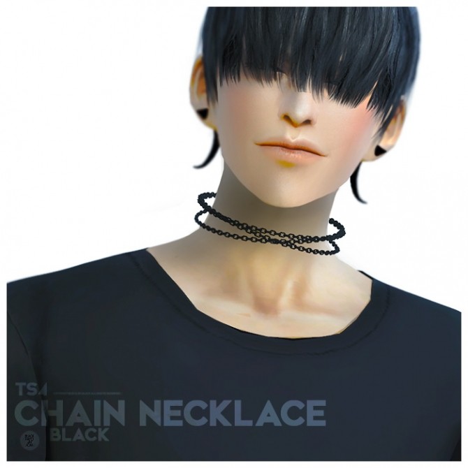 Sims 4 Chain Necklace at Black le