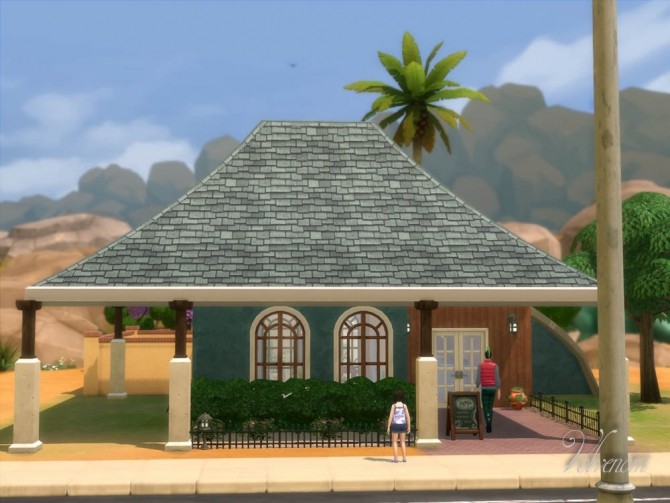 Sims 4 Bonsai Garden no CC house by Volvenom at Mod The Sims
