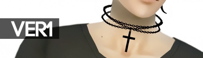 Sims 4 Chain Necklace at Black le
