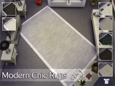 Modern Chic Rugs at Devirose Sims