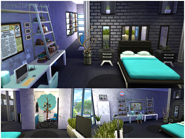 Sims 4 Donovan house by Waterwoman at Akisima