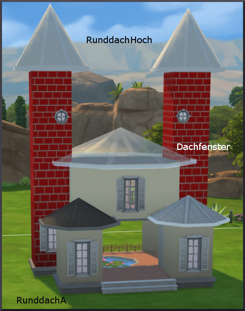Sims 4 Glass roof by Christine1000 at Sims Marktplatz