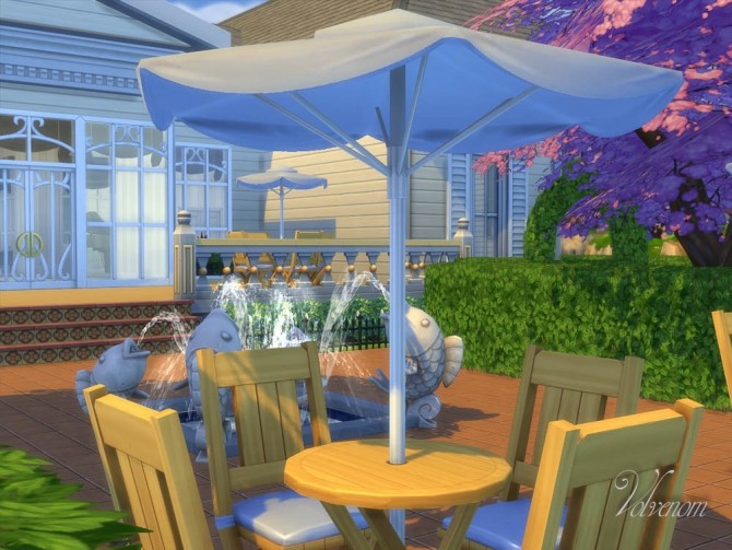 Sims 4 The Palladio Bakery and Cafe by Volvenom at Mod The Sims