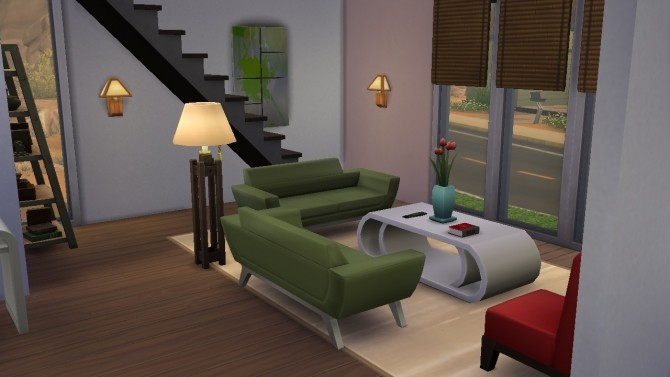 Sims 4 Small contemporary house by Bunny m at Mod The Sims