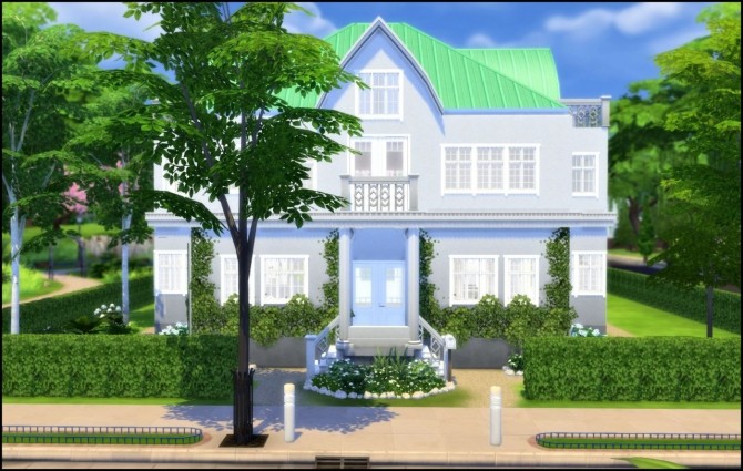 Sims 4 Swedish jugend villa at Hvikis