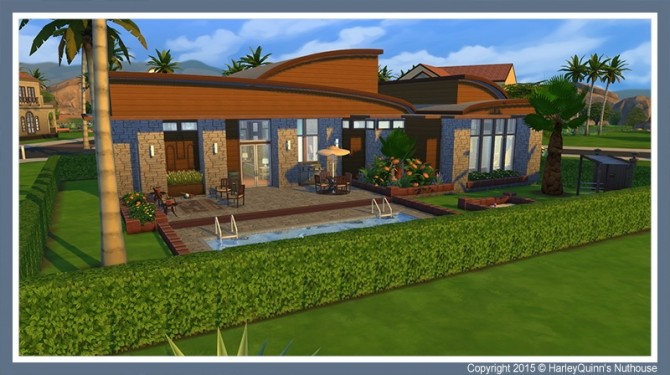 Sims 4 The Modern Ranch at Harley Quinn’s Nuthouse
