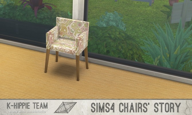 Sims 4 10 chairs recolours Ekai serie lsd style at K hippie