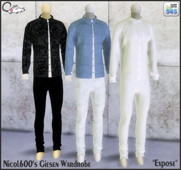 Sims 4 Nicol600s Giesen Wardrobe recolors at Loverat Sims4