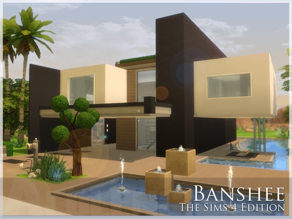 Sims 4 Banshee house by aloleng at TSR