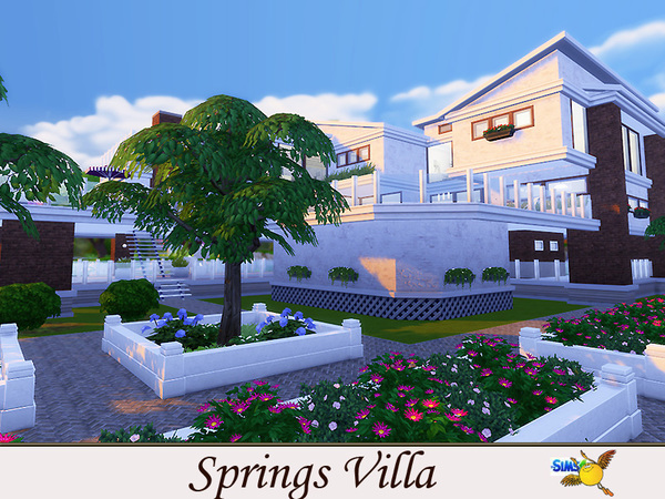 Sims 4 Springs Villa by Evi at TSR