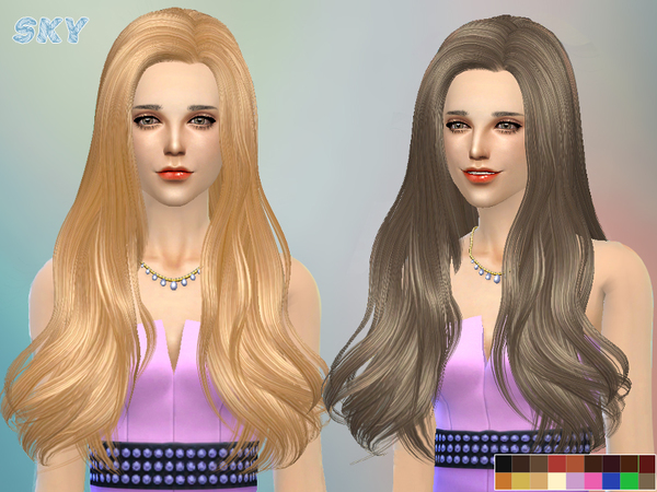 Sims 4 Hair 237 by Skysims at TSR