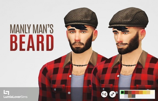Sims 4 Mainly mans beard at LumiaLover Sims