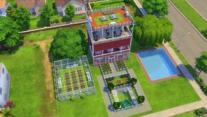 Sims 4 Whats in There? modern house by Vishnu132 at Mod The Sims