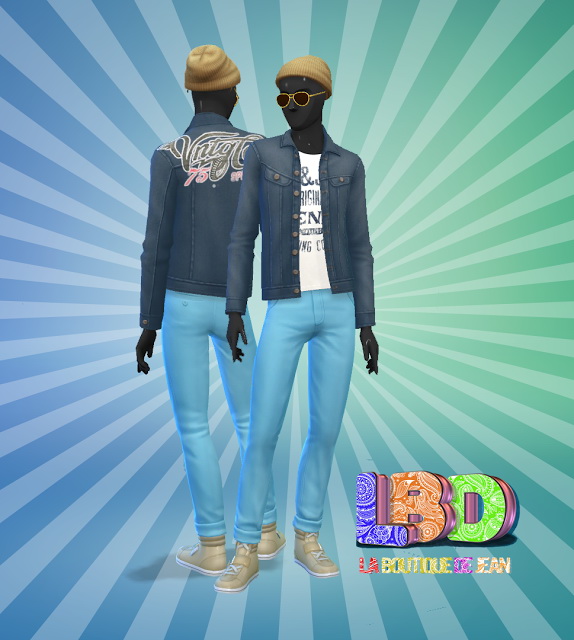 Sims 4 Jack#LBD clothes for males at La Boutique de Jean