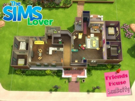 Friends House by LauBuffy at The Sims Lover
