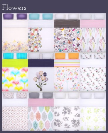 Updated beddings at Saudade Sims