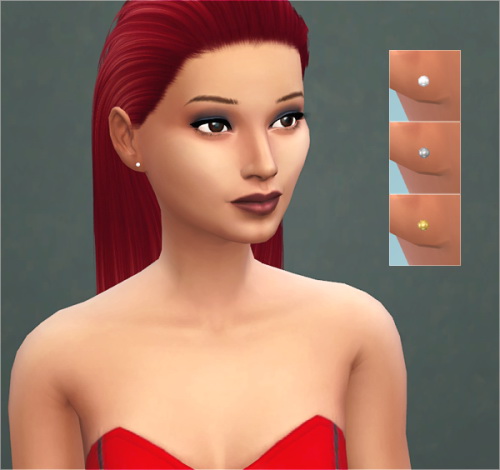 Sims 4 Tiny Stud Earrings at Veranka