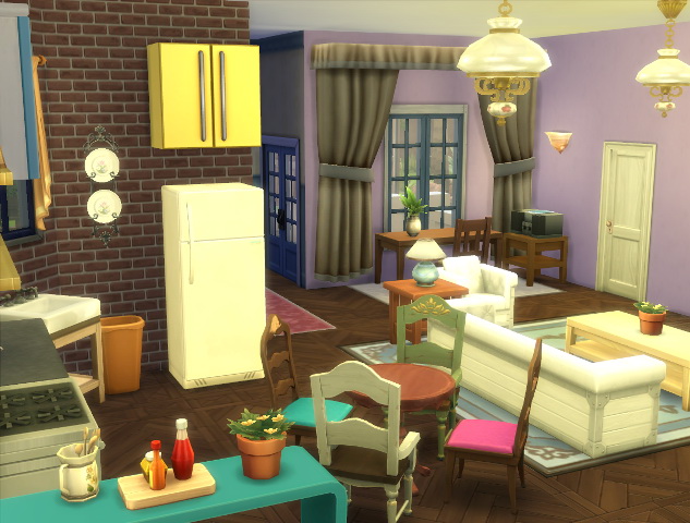 Sims 4 Friends House by LauBuffy at The Sims Lover