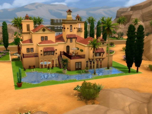 Sims 4 Castanea villa by OldBox at All 4 Sims
