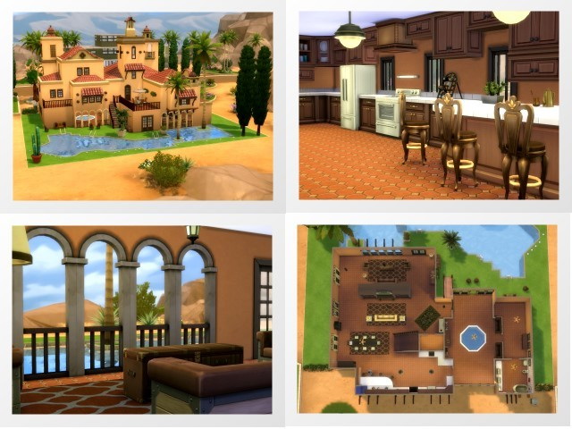 Sims 4 Castanea villa by OldBox at All 4 Sims