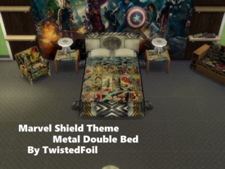 Marvel Shield Themed Bed at TwistedFoil